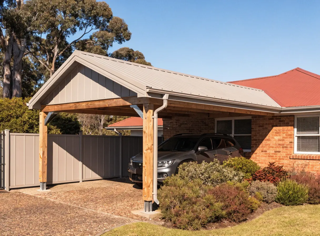 Carport built by Pergolas Wollongong in the Illawarra