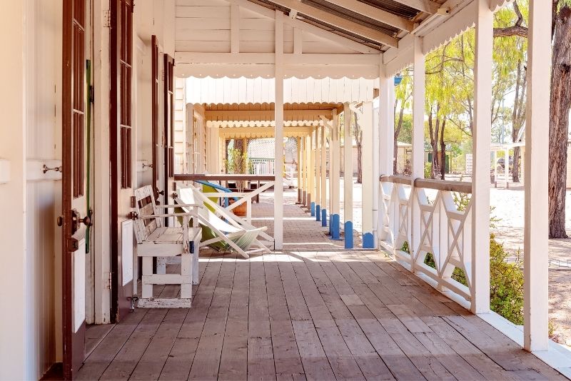 An open verandah in a house